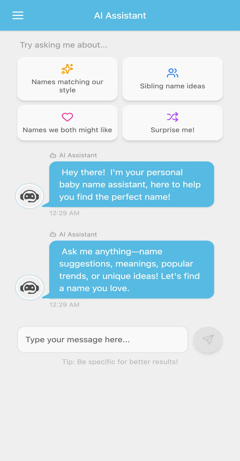How the AI Baby Name Assistant Works